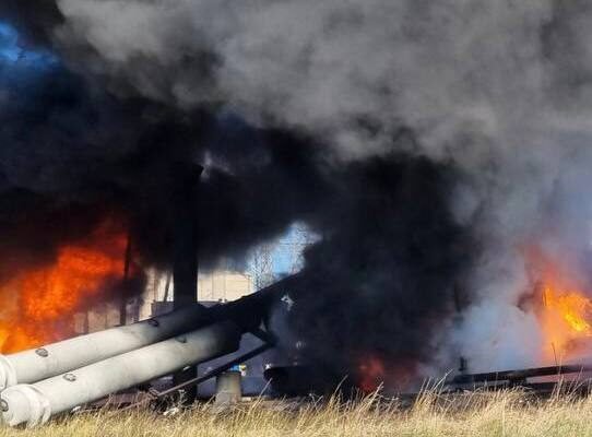 Окупанти поцілили ракетами в об’єкти інфраструктури в двох районах Дніпропетровщини