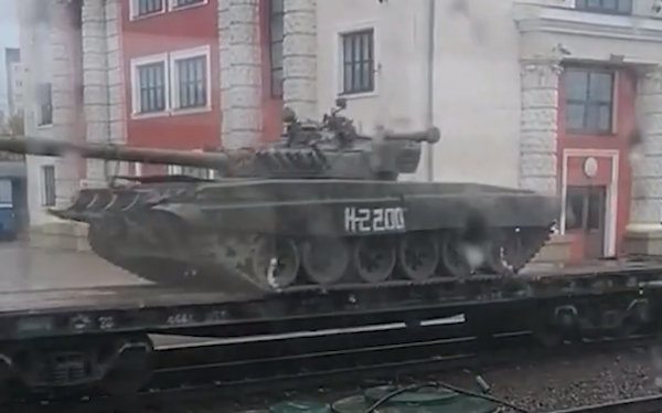 Білорусь передала росії ще кілька десятків танків Т-72