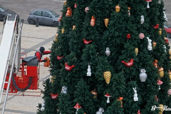 У Києві встановлять десятиметрову “меценатську” новорічну ялинку
