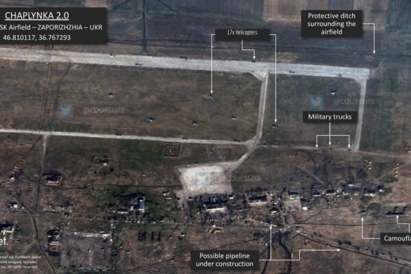 Росіяни будують нову авіабазу на покинутому аеродромі в Бердянську