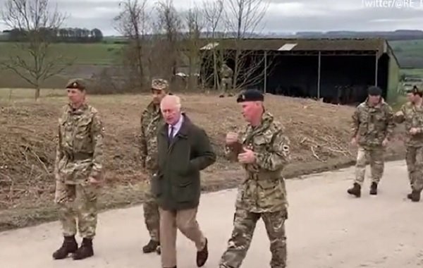 Як король Великої Британії відвідав тренувальну місію для українських військових (ВІДЕО)