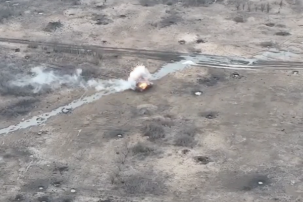 Як “Чорні запорожці” знищили БМП росіян на Донеччині (ВІДЕО)