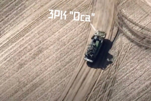 Українські військові знищили ЗРК “Оса” окупантів (ВІДЕО)