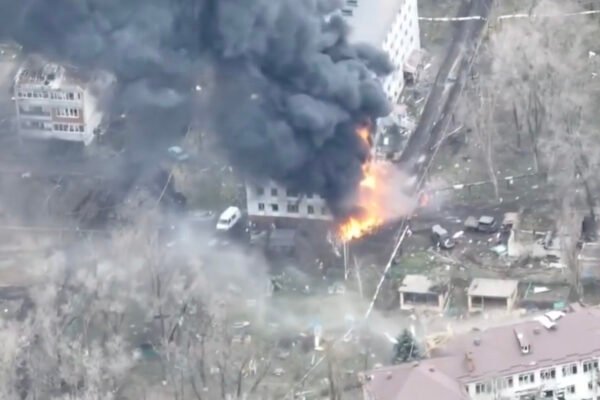 ЗСУ одним пострілом знищили склад БК та техніку окупантів під Бахмутом (ВІДЕО)
