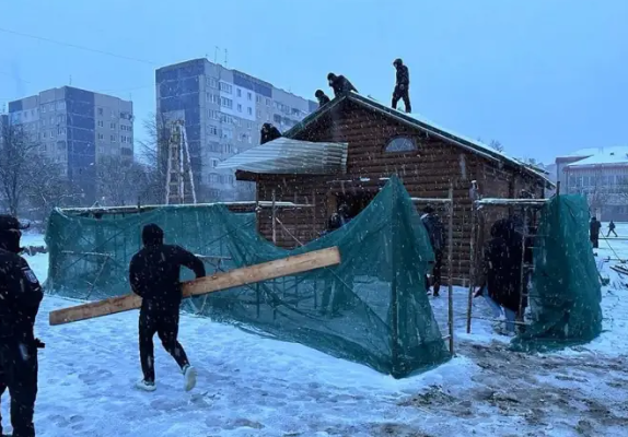 У Львові демонтують незаконно зведений храм УПЦ МП, – Козицький (ВІДЕО)