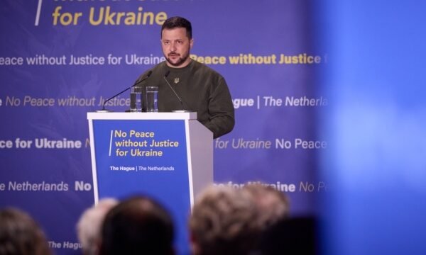 Зеленський у Гаазі заявив про необхідність створення окремого міжнародного, а не гібридного трибуналу