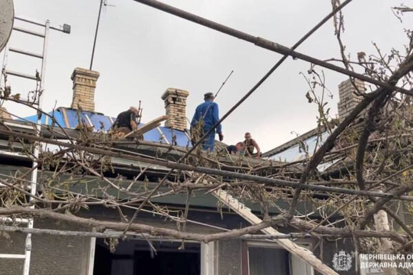 Пошкоджені будинки, гаражі, ЛЕП та газогін: В Чернівецькій ОВА показали наслідки збиття ворожого дрона (ФОТО)