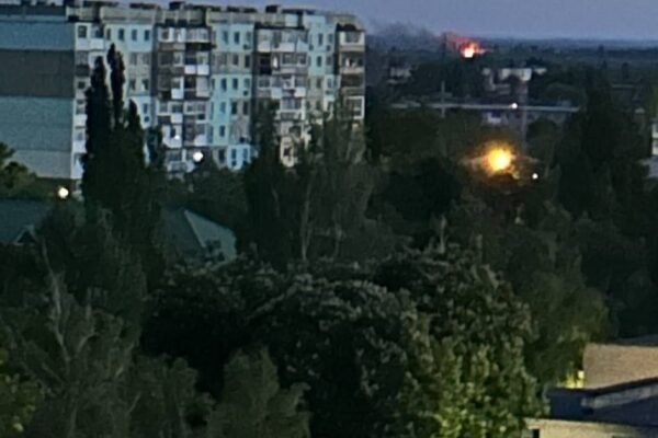 В окупованому Бердянську ранок 21 травня почався з бавовни (ФОТО)