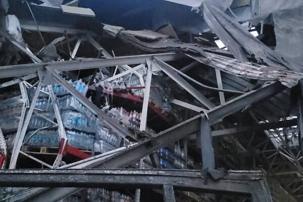 На відео потрапив момент ракетного удару по Одесі (ВІДЕО)