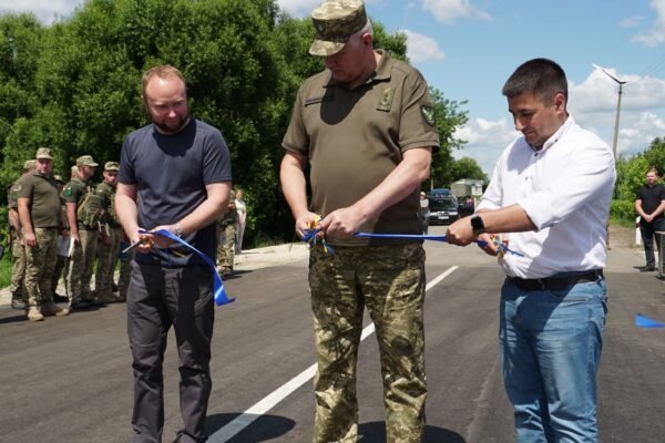 На Чернігівщині відновили міст через річку Бреч, зруйнований через війну