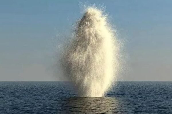 Біля узбережжя Одещини та Миколаївщини вибухнули три міни, які прибило до берега штормом