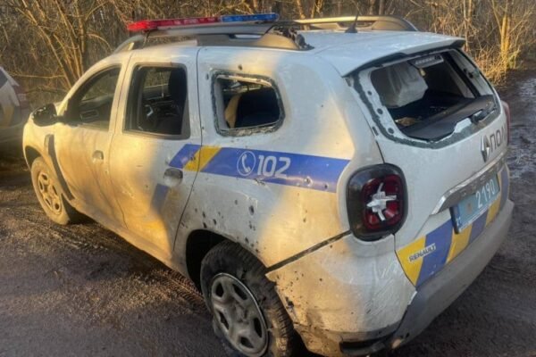 Під час обстрілу на Харківщині поранено трьох поліцейських