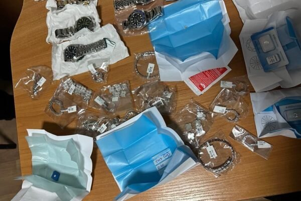 Житель Львівщини намагався завезти з Польщі коштовностей та дорогих годинників на 12 млн грн