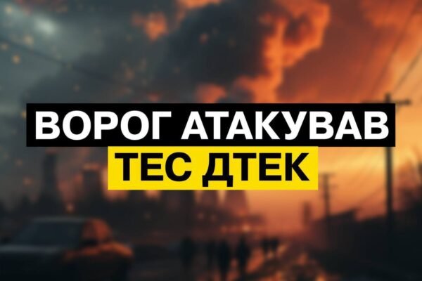 Росіяни вкотре обстріляли теплоелектростанцію ДТЕК