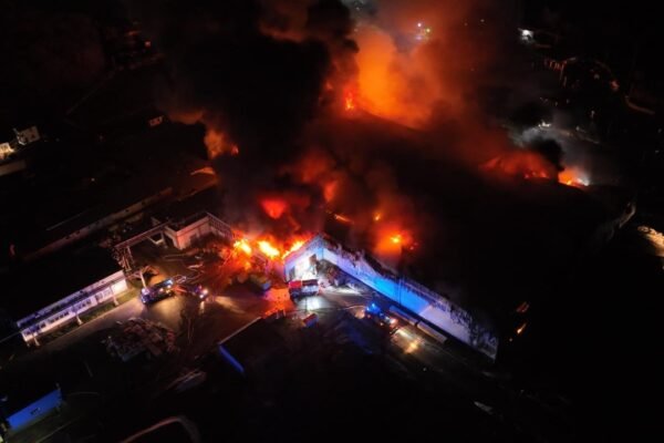 На Волині сталася масштабна пожежа на птахокомплексі (ФОТО, ВІДЕО)