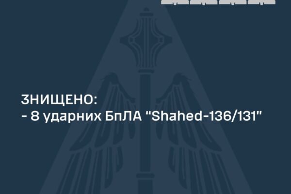 В Повітряних силах розповіли про відбиття нічної атаки дронів на Півдні України