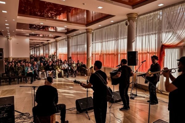 Гурт KOZAK SYSTEM провів тур “Люди-Титани” по військових шпиталях (ФОТО)