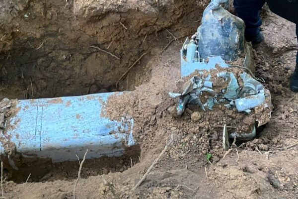 У Києві в лісі знайшли бойову частину ракети Х-69 (ФОТО)