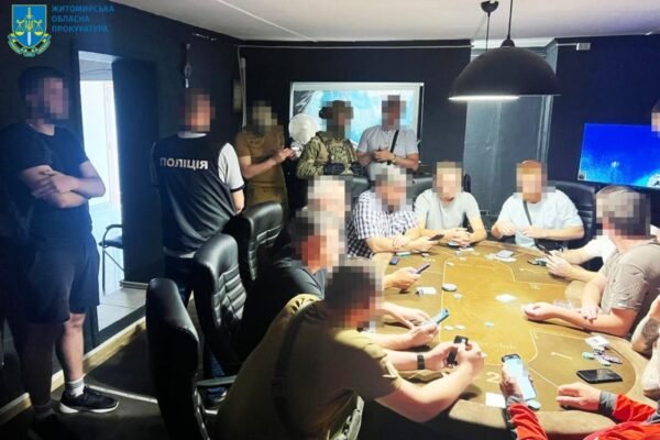 У Житомирі накрили нелегальне казино із сотнями тисяч щомісячного прибутку