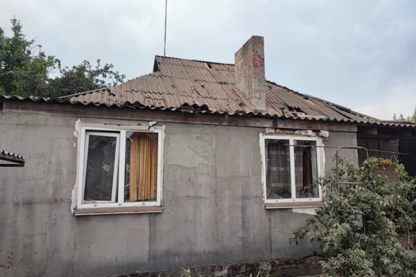 На ​​Черкащині через падіння уламків дронів пошкоджені будинки (ФОТО)