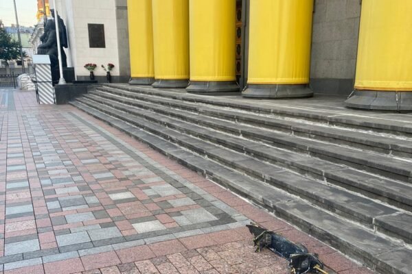 Уламки російських “шахедів” виявлено неподалік Верховної ради України (ФОТО)