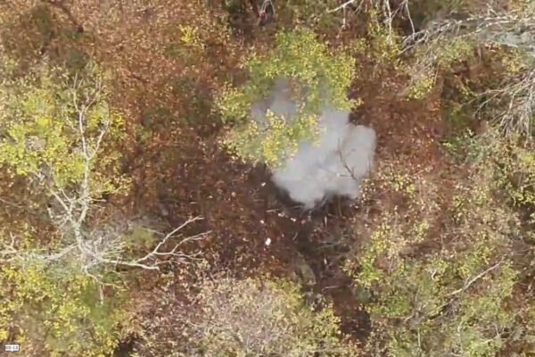 Як прикордонники прицільно знищують укриття та позиції окупантів на Луганщині (ВІДЕО)