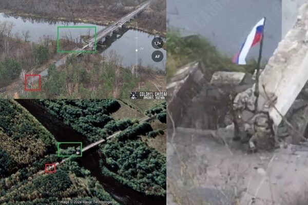 Російські диверсанти встановили триколор на кордоні з Чернігівською областю