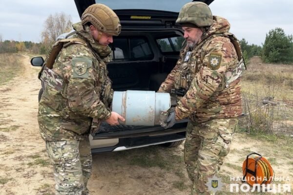 На Чернігівщині знешкодили бойову частину “шахеда”, що не здетонував
