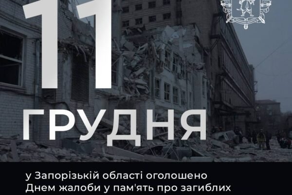 Середа 11 грудня на Запоріжжі оголошена Днем жалоби, – ОВА