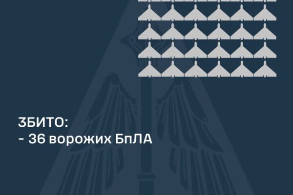 Атака ворожих дронів тривала майже добу: В Повітряних силах розповіли про кількість збитих БпЛА