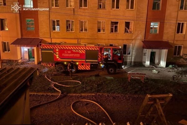 Ворог вночі масовано атакував Житомирщину ракетами та безпілотниками