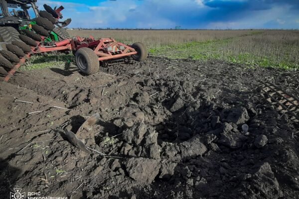 Під час польових робіт на Миколаївщині трактор підірвався на снаряді