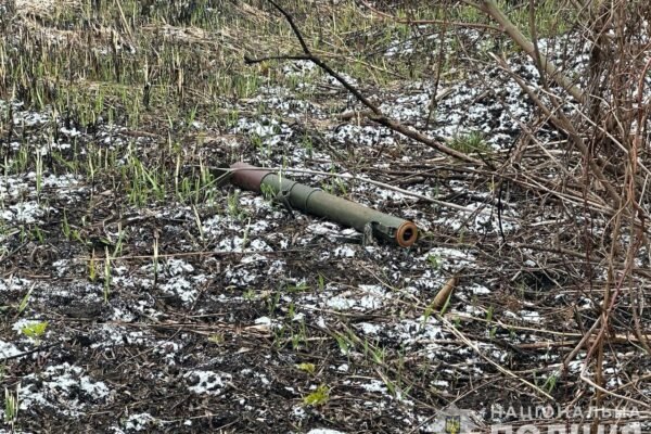 Вибухотехніки Сумщини знищили гранатомет, який було виявлено у лісі