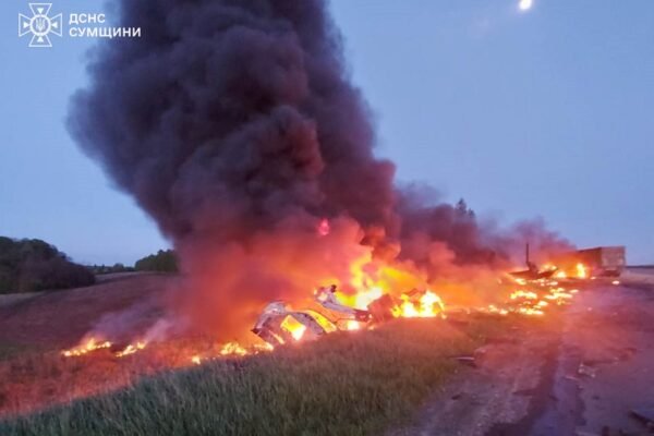 На Сумщині зіткнулися дві вантажівки: Водії загинули