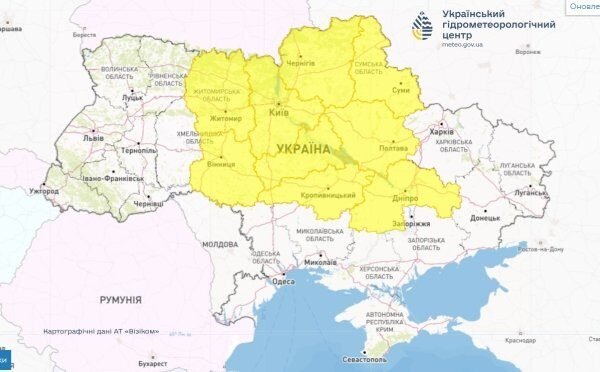 У частині України прогнозують шквальний вітер та заморозки