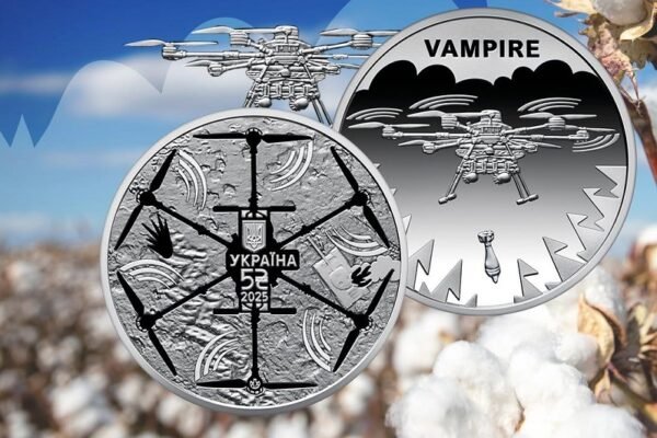 Нацбанк випустив нову пам’ятну монету: Вона присвячена присвячена українському дрону “Vampire”