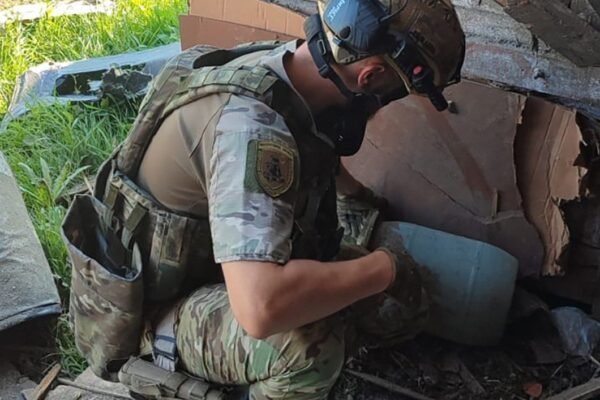 На території ферми на Сумщині виявили збитий БпЛА, що не розірвався