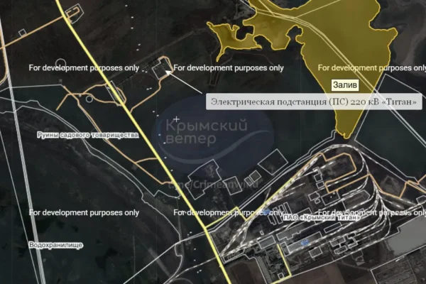 У Криму після атаки дронів спалахнули пожежі поблизу стратегічної підстанції “Титан”