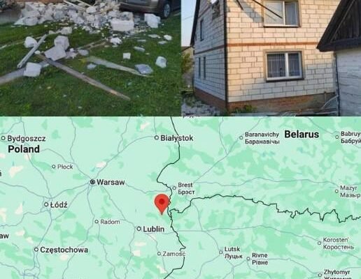 В Польщі російський дрон влучив у житловий будинок (ФОТО)