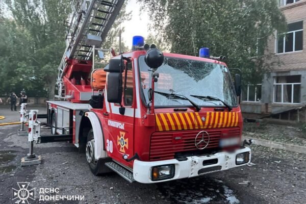 Під повторний обстріл у Краматорську потрапили рятувальники