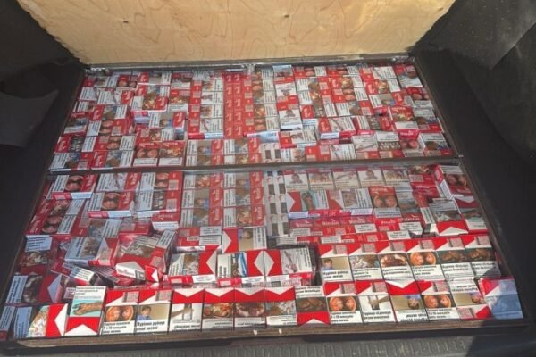 На Одещині затримали чоловіка, що намагався вивезти до Румунії 1400 пачок цигарок