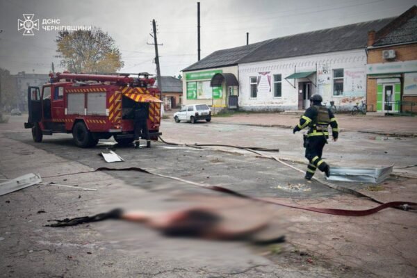 Внаслідок обстрілу магазину в Семенівці на Чернігівщині загинув чоловік