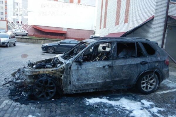 У Тернополі судитимуть палія, який знищив три автомобілі місцевих бізнесменів