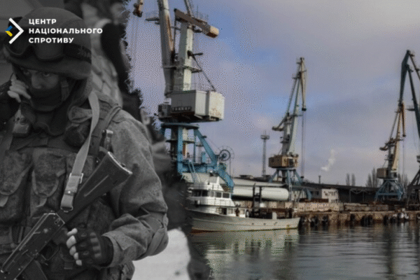 Окупанти планують використовувати порт у Бердянську для вивезення українського зерна, – ЦНС