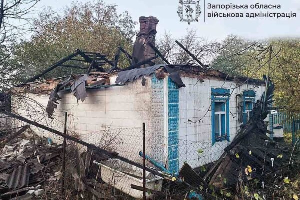 Ворог минулої доби понад 600 разів обстріляв Запорізьку область