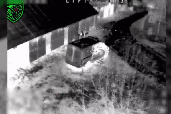 Прикордонники показали знищення ворожого складу боєприпасів на Південно-Слобожанському напрямку (ВІДЕО)