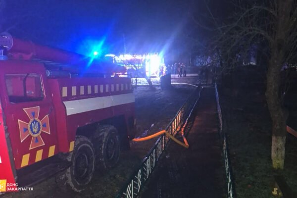 На Закарпатті горів монастир московського патріархату (ФОТО)