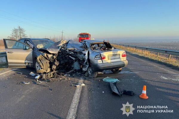 У потрійній ДТП біля Львова загинув 23-річний водій Daewoo Lanos