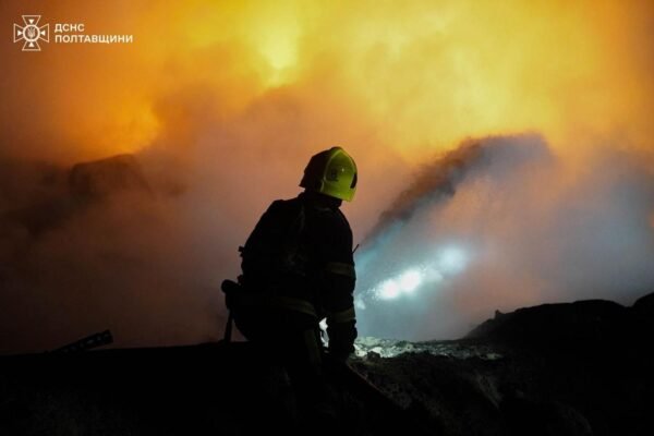 Ворог вночі 20 січня атакував Полтавську область. Під ударом промислова інфраструктура