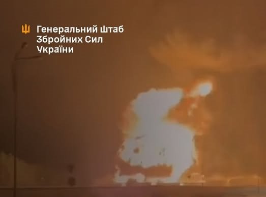 Сили оборони уразили російську нафтобазу “Осколнєфтєснаб” у Бєлгородській області